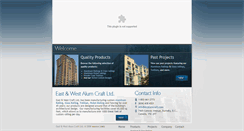 Desktop Screenshot of ewalumcraft.com